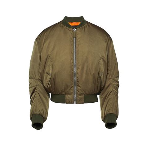 Prada: Men's Cropped Down Jacket (Military Green) 